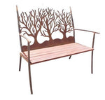 Rusty Owl Sunbury 3 Trees Outdoor Garden Bench Seat