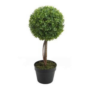 Potted Artificial Boxwood Topiary Tree 60cm